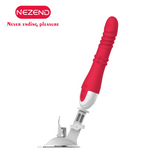 NEZEND Thrust Dildo Sex Machine Vibrator Sex Toy, Realistic Suction Cup Dildo with 10 Vibration Modes + 6 Thrust and Rotation Modes, Remote Control G-Spot Anal Dildo Adult Toy Vibrator for Men and Women