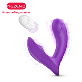NEZNED Lightweight Wireless Adults Sensory Vibrator, Built-in Low Noise Motor Toys with 9 Powerful Modes Vibrator for Full Body Sensory with Remote control & App control Portable Toy for Women Travel