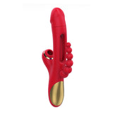 NEZEND Vibrator Thrusting Dildo for Women - G Spot Vibrator Clitoral Stimulator Adult Sex Toy, 3-in-1 G-spot vibrator, 7 vibration modes + 7 sucking modes + 7 slapping modes, a sucking and slapping hollow vibrator for Couples Sex Toy