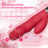 NEZEND Magic Wand Vibrator - Double Pleasure Wand Adult Toy - Powerful Sex Toy Wand Massager - Rechargeable and Waterproof for Women or Couple Fun Sex Toys - G Spot Toy Vibrator Wand with 10 Modes
