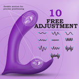 NEZNED Lightweight Wireless Adults Sensory Vibrator, Built-in Low Noise Motor Toys with 9 Powerful Modes Vibrator for Full Body Sensory with Remote control & App control Portable Toy for Women Travel