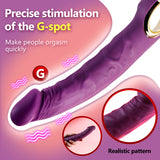 NEZEND Realistic Dildo Vibrator for Women, Sex Toys for Women G Spot Vibrator Clitoral Nipple Stimulator with 10 Powerful Vibration Mode and 10 Speeds Waterproof Rechargeable Adult Toys