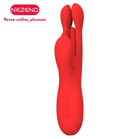 NEZEND Vibrators Sex Toys Flapping Hollow Design Sex Toys USB charging bifurcated slap toy for women to stimulate orgasm, G-Spot Vibrators 7 frequency vibration+7frequency ticking+dual motor women Vibrators Toys