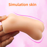 NEZEND Male Mastuberater Machine Toy Quiet Men Masturebstor Machine Device Man Masturebstor Thrusting Pocket, Soft and Silky Pocket-Sized Male Training Tool for Men