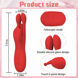 NEZEND Vibrators Sex Toys Flapping Hollow Design Sex Toys USB charging bifurcated slap toy for women to stimulate orgasm, G-Spot Vibrators 7 frequency vibration+7frequency ticking+dual motor women Vibrators Toys