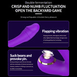 NEZEND Vibrator Thrusting Dildo for Women - G Spot Vibrator Clitoral Stimulator Adult Sex Toy, 3-in-1 G-spot vibrator, 7 vibration modes + 7 sucking modes + 7 slapping modes, a sucking and slapping hollow vibrator for Couples Sex Toy