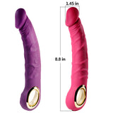 NEZEND Realistic Dildo Vibrator for Women, Sex Toys for Women G Spot Vibrator Clitoral Nipple Stimulator with 10 Powerful Vibration Mode and 10 Speeds Waterproof Rechargeable Adult Toys