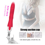 NEZEND Thrust Dildo Sex Machine Vibrator Sex Toy, Realistic Suction Cup Dildo with 10 Vibration Modes + 6 Thrust and Rotation Modes, Remote Control G-Spot Anal Dildo Adult Toy Vibrator for Men and Women