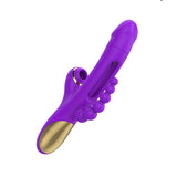NEZEND Vibrator Thrusting Dildo for Women - G Spot Vibrator Clitoral Stimulator Adult Sex Toy, 3-in-1 G-spot vibrator, 7 vibration modes + 7 sucking modes + 7 slapping modes, a sucking and slapping hollow vibrator for Couples Sex Toy