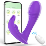 NEZNED Lightweight Wireless Adults Sensory Vibrator, Built-in Low Noise Motor Toys with 9 Powerful Modes Vibrator for Full Body Sensory with Remote control & App control Portable Toy for Women Travel